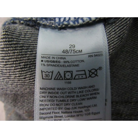 Gap For Good 1969 Women Jeans Size 29 Best Girlfriend Midrise Sandblasted Denim - Picture 4 of 4